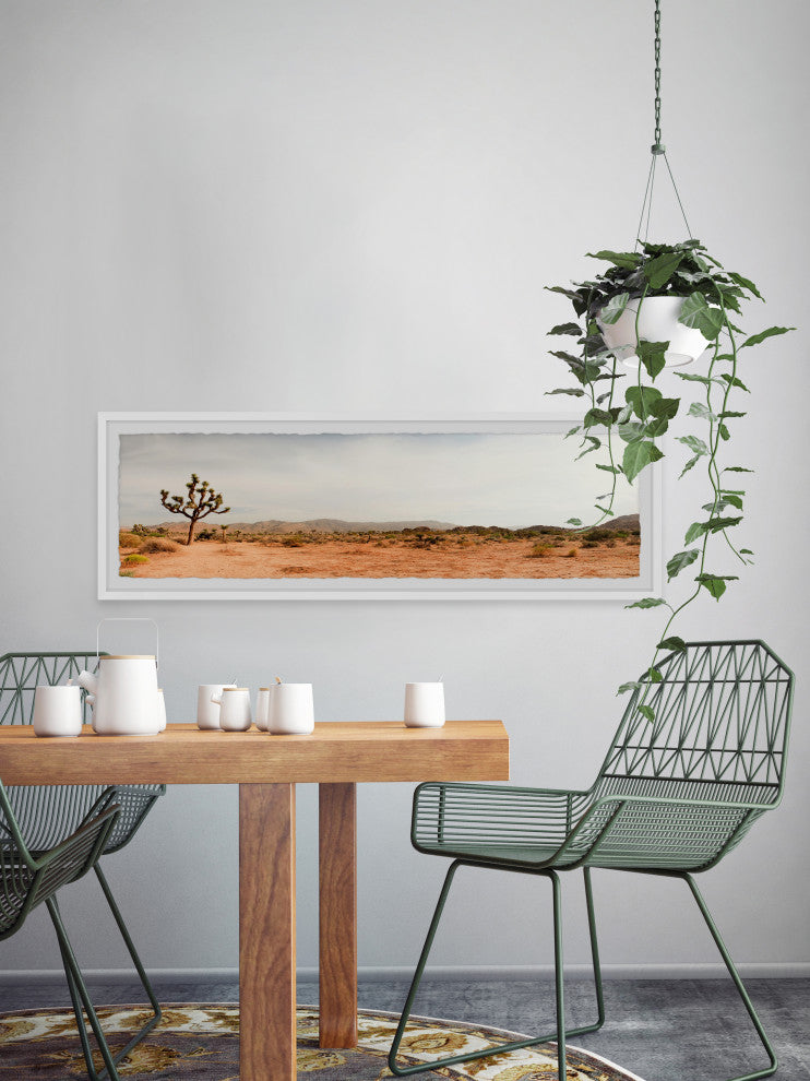 "Dreaming of the Desert" Framed Painting Print, 45x15