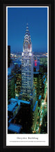 Chrysler Building Panoramic Poster (Twilight) , Select Frame
