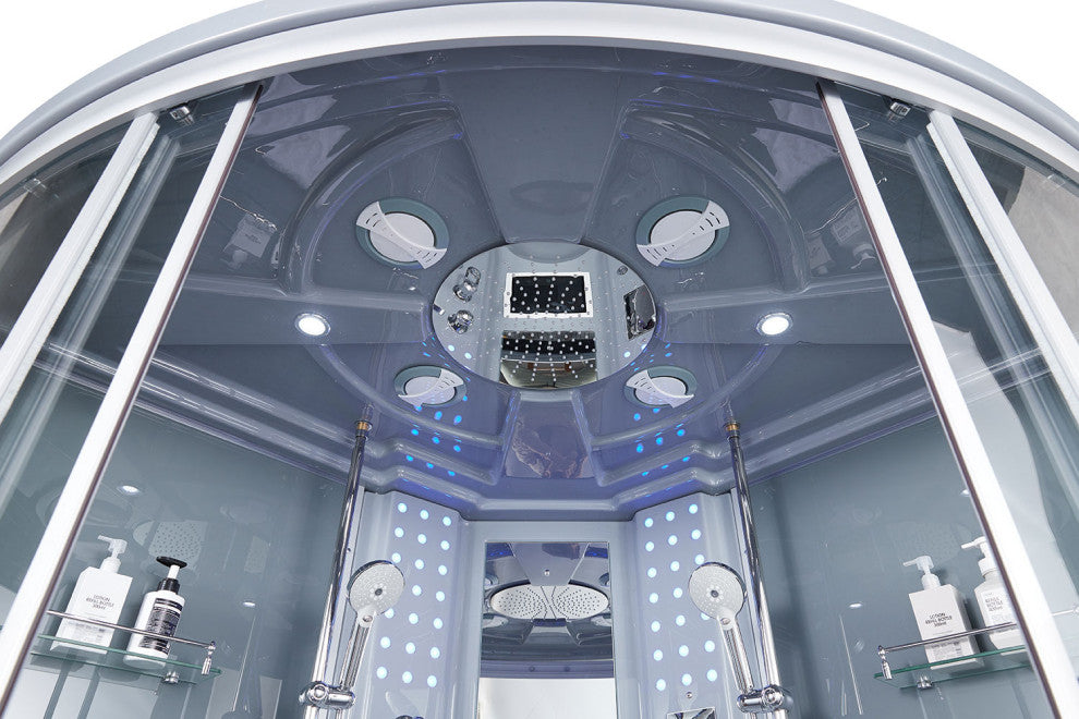 Platinum Superior Steam Shower w/ Heated Massage Bathtub Whirlpool Hot Tub Sauna