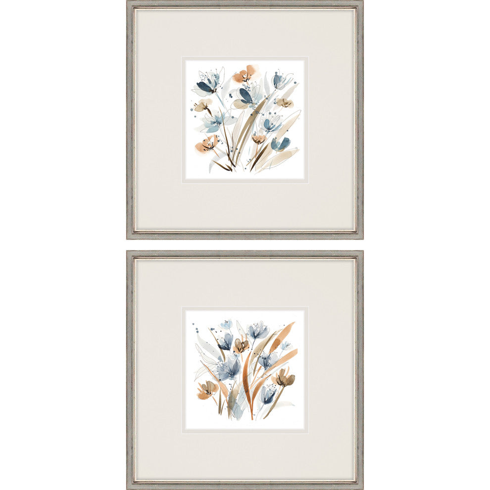 Coastal Blooms Artwork, 2-Piece Set