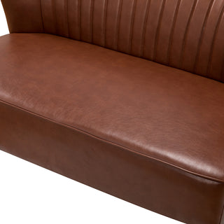47" Comfy Loveseat, Brown