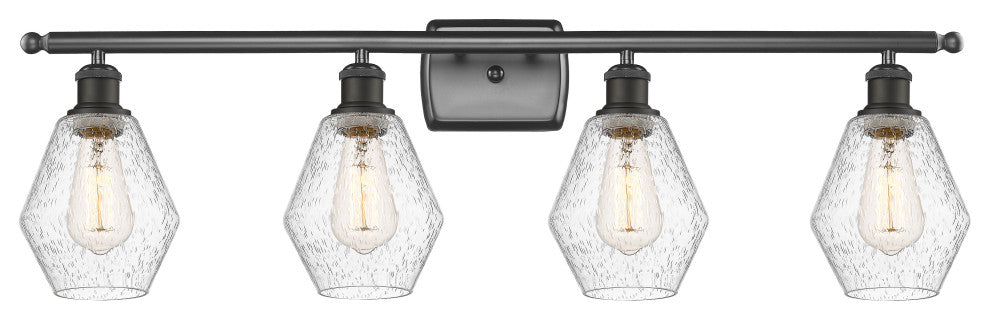 Innovations 516-4W-OB-G654-6 4-Light Bath Vanity Light, Oil Rubbed Bronze