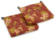 20"x19" Spun Polyester Chair Cushion, Set of 2, Passion Ruby