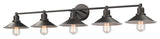 Z-Lite 613-5V-OB Five Light Vanity Casa Olde Bronze