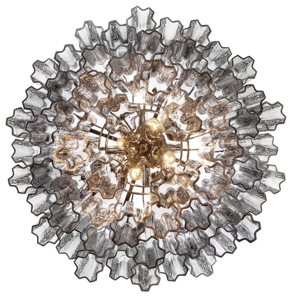 Crystorama Lighting Group ADD-312-SM Addis 12 Light 27"W - Polished Chrome