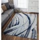 KAS Illusions 6219 Ivory/Blue Elements Area Rug, 9'10"x13'2"