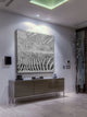 "Zebra" Fine Art Canvas Print, 48"x48"
