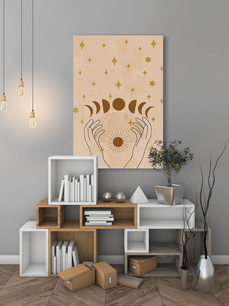 "Moon Magic" Painting Print on Wrapped Canvas, 16x24