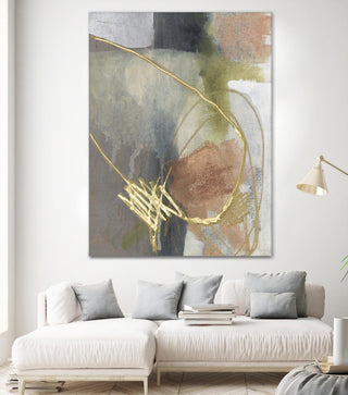 "Burnished Loops II" Fine Art Giant Canvas print 72"x54"