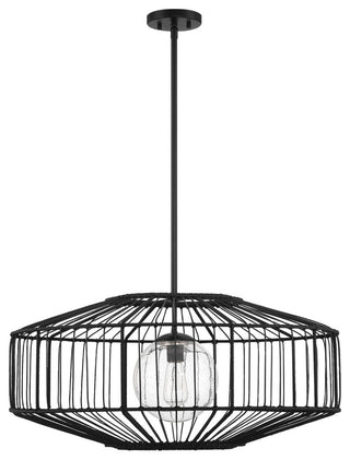 Marcy 1-Light Pendant, Matte Black