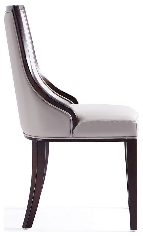 Manhattan Comfort Grand Dining Chairs, Light Gray, 4-Piece
