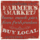 "Farmers Market X" Digital Paper Print by Janelle Penner, 38"x38"