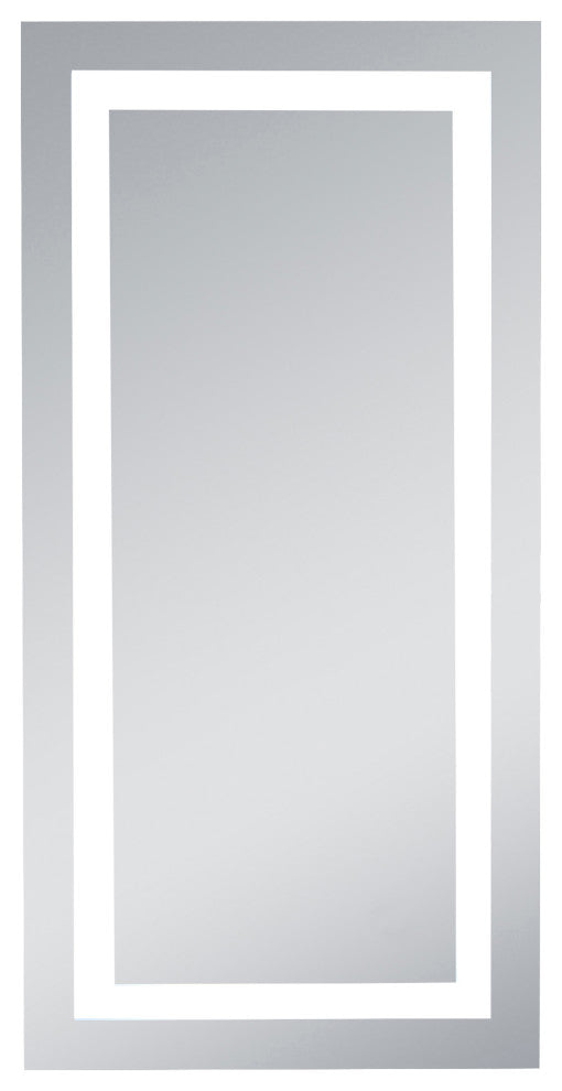 LED Hardwired Mirror Rectangle W20"H40" Dimmable 5000K