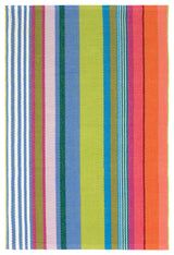 Dash & Albert Mellie Stripe Handwoven Cotton Rug, Multi, 2' x 3'