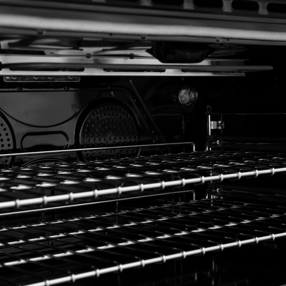 ZLINE 30 Induction Range, Stainless Steel With a Black Matte Door RAIND-BLM-30