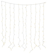 72" Drop Warm White LED Curtain Lights 150 Twinkle Lights