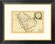 "Arabie, 1785" Framed Digital Print by Rigobert Bonne, 26x21"
