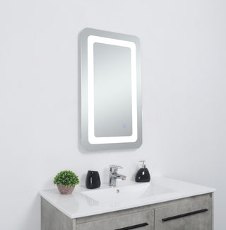 Home Living 27 in. x 30 in. Soft Edge LED Mirror