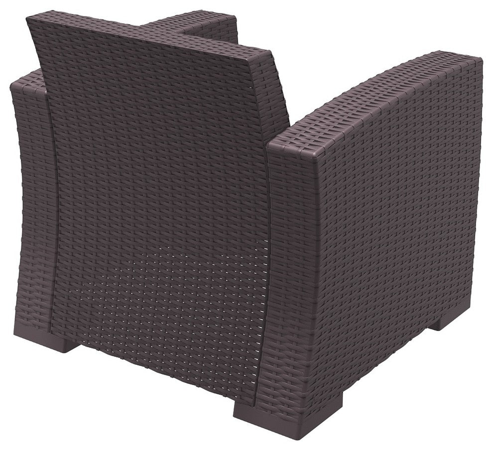 Compamia Monaco Patio Club Chair, Brown