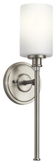 Wall Sconce 1-Light, Brushed Nickel, Incandescent