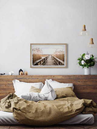 "Weekend Vibes" Framed Painting Print, 36x24