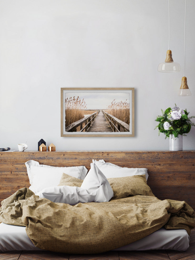"Weekend Vibes" Framed Painting Print, 36x24