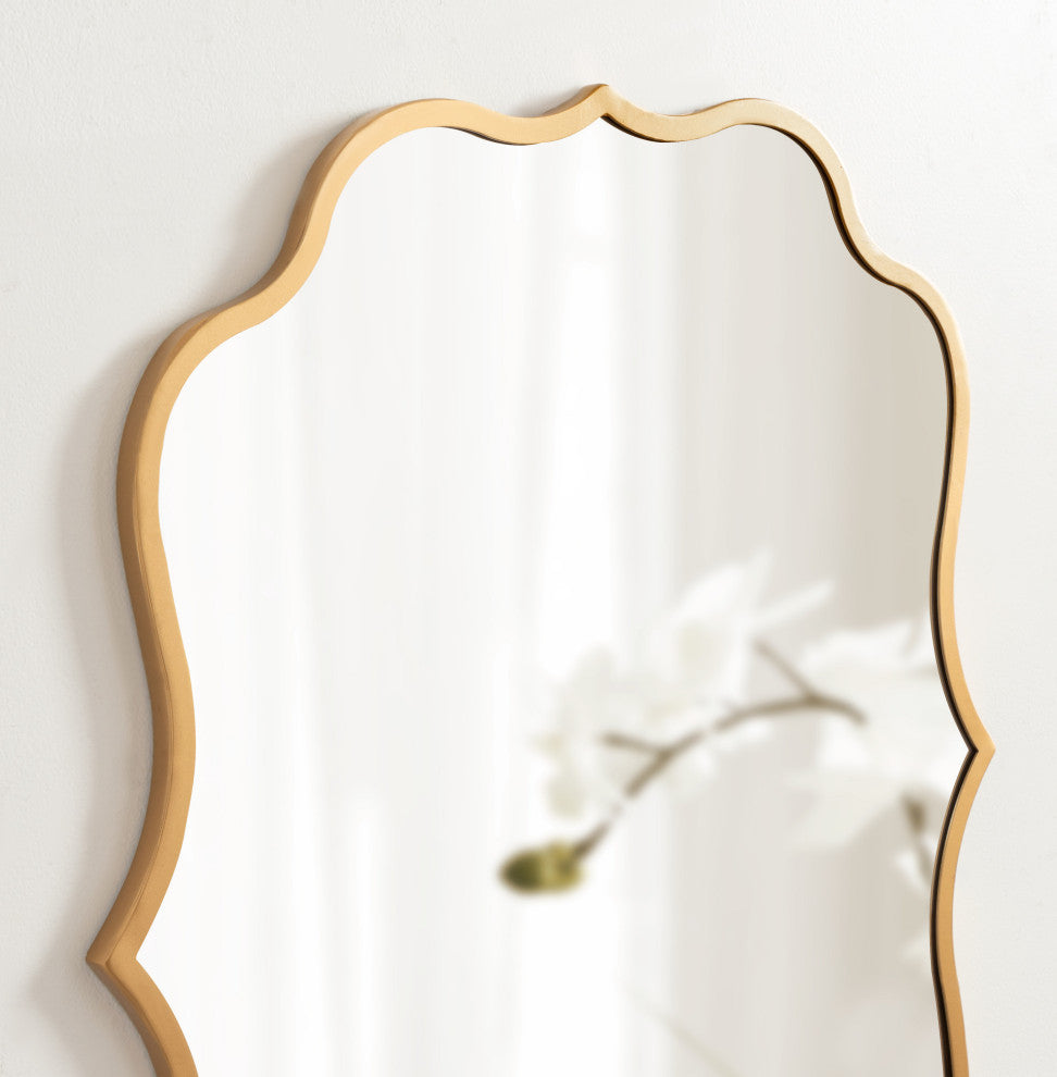 Higby Framed Wall Mirror, Gold 24x31