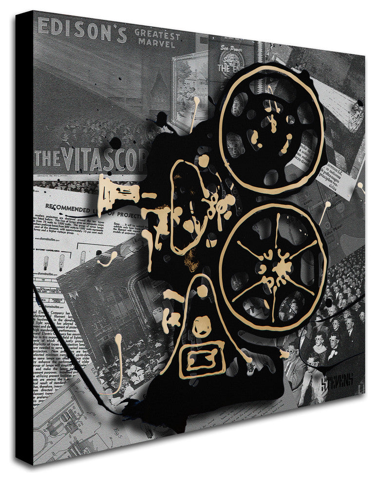 ''Movie Projector'' Canvas Art by Roderick Stevens