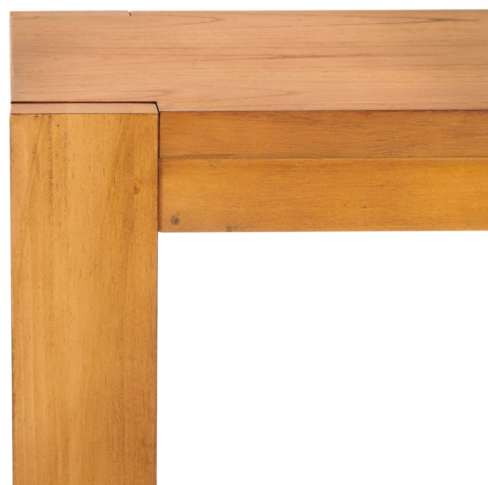 Safavieh Couture Nikole Rectangle Wood Accent Table, Natural