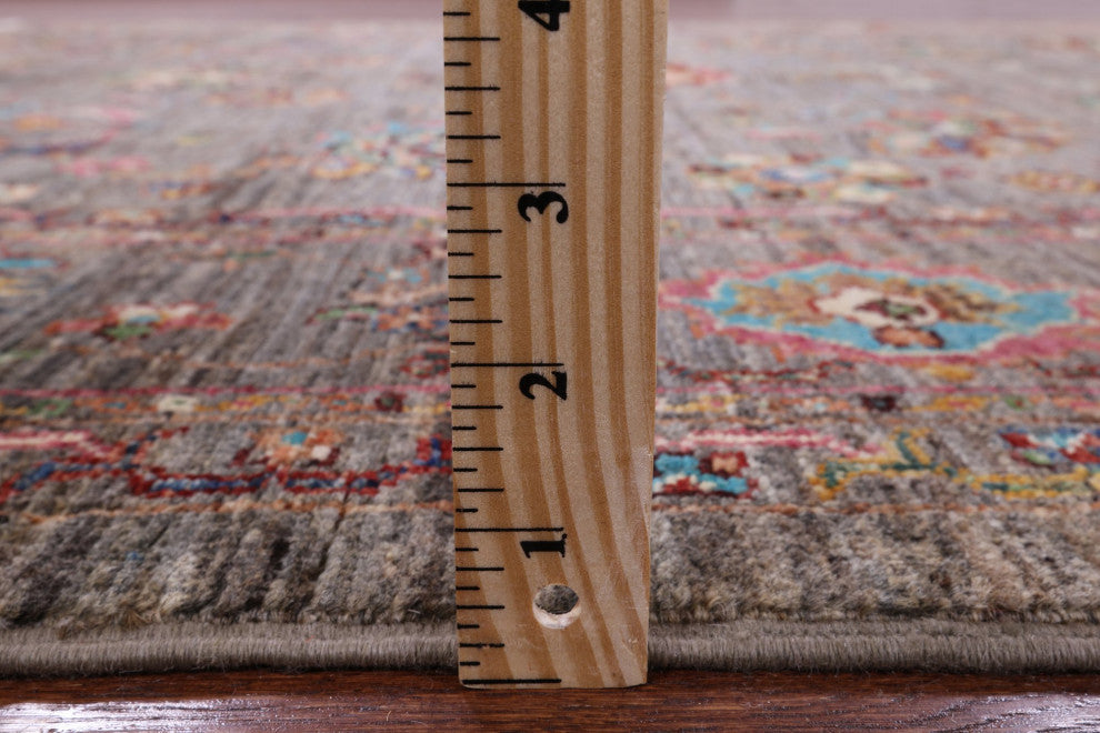 5' 7" X 8' 1" Hand Knotted Persian Tabriz Wool Rug Q9964