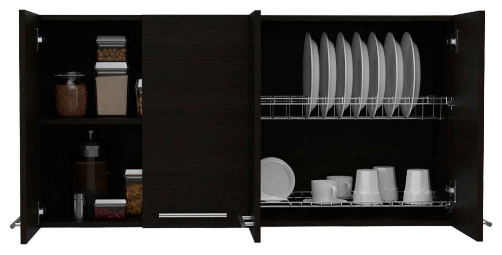 Sitka Wall Cabinet, Black Wengue