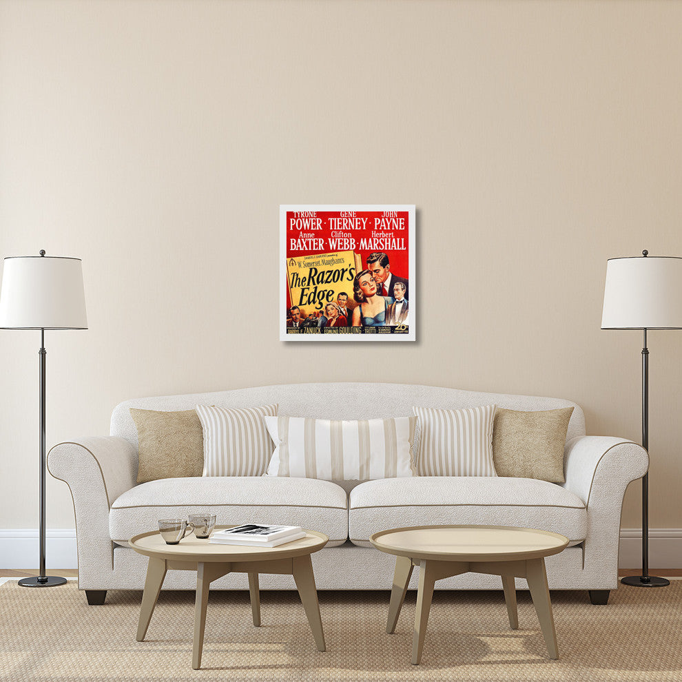 "The Razors Edge" Stretched Canvas Giclee by Hollywood Photo Archive, 30x30"