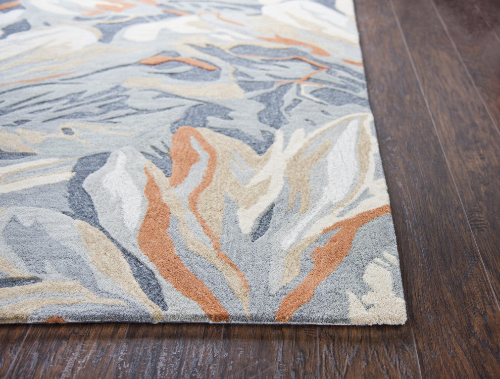 Rizzy Home MO757A Mod Area Rug 5'x8' Blue