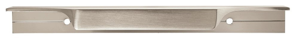 Extent 4-9/16" CTC Cabinet Edge Pull, Satin Nickel