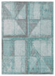 Machine Washable Indoor/Outdoor Chantille ACN1875 Teal 3' x 5' Rug