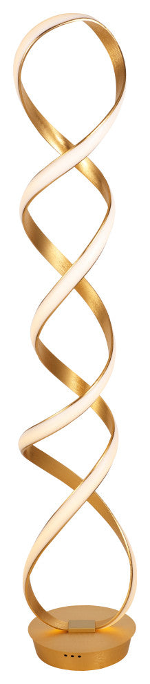 Unique Modern LED Floor Lamp, Gold