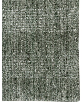Bence Transitional Hand-Woven Wool Blend Area Rug, Green, 5'x8'
