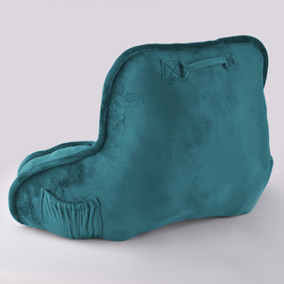 Supersoft Bedrest Lounger Backrest With DIY Filling, Storm Blue