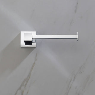 Cube 2-Piece Bathroom Hardware Set, Chrome