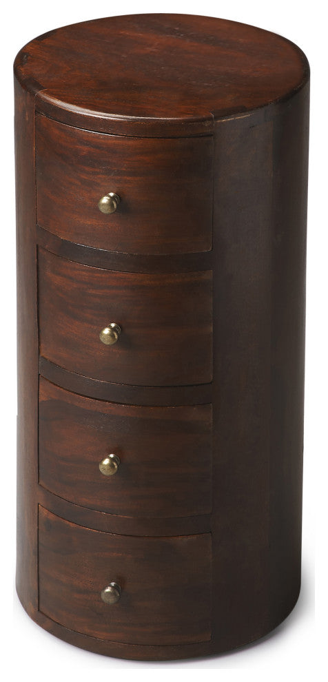 Butler Liam Solid Wood End Table with Storage