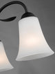 Ridgedale Convertible Chain-Hang and Ceiling Mount, Black