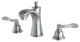 Kingston Brass Widespread Bathroom Faucet With Retail Pop-Up, Brushed Nickel