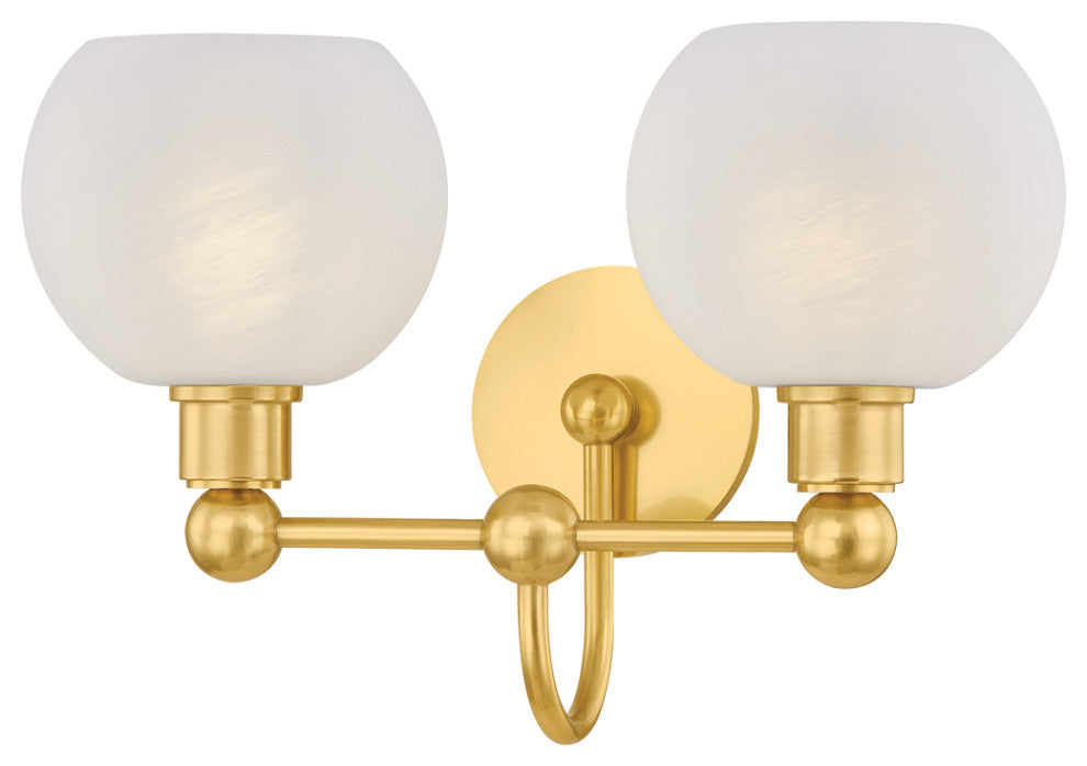 Mitzi Jerica Bath and Vanity Aged Brass