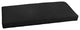 Sunbrella Outdoor Corded Bench Cushion, Canvas Black