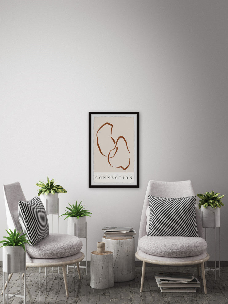 "The Connection" Framed Painting Print, 12x18