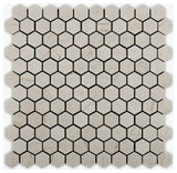 Crema Marfil Polished 1" Hexagon Marble Mosaic