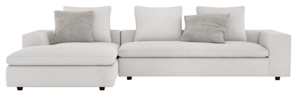 Lucerne Modular Chaise, Ashen Fabric, Ashen Fabric, Set02a-2pc