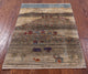 2' 9" X 3' 10" Hand-Knotted Persian Gabbeh Tribal Wool Rug - Q12653