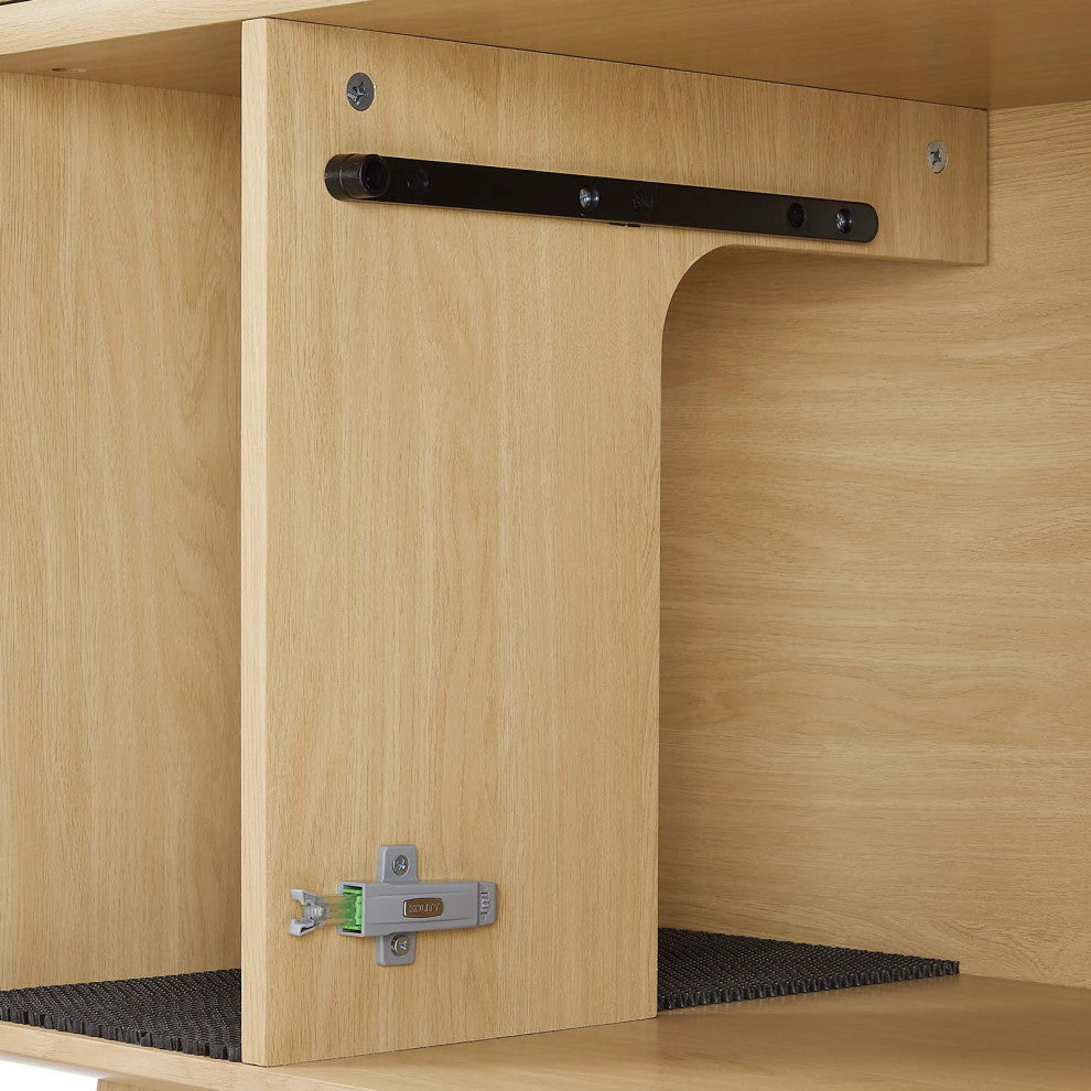 Render Cat Cabinet - Oak