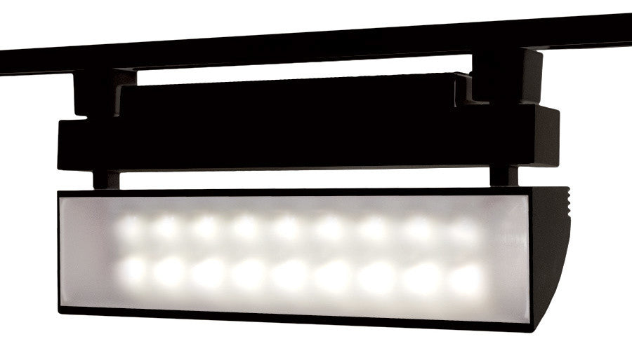 WAC Lighting Wall Washer LED 3000K in Black for L Track